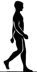 Man walking image 2 for creating a GIF