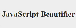 Online JavaScript Beautifier