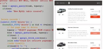 Limo booking script source code