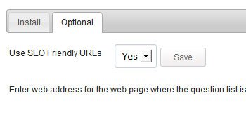 SEO friendly URLs