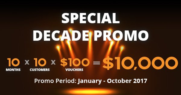 Luck out with our special 10-month promo!