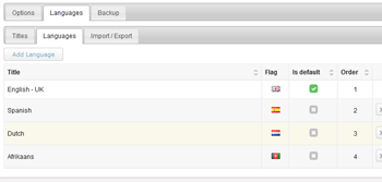 multilingual news widget