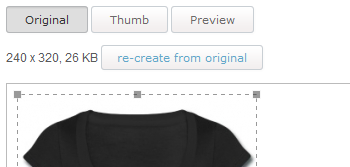 Advanced gallery controls